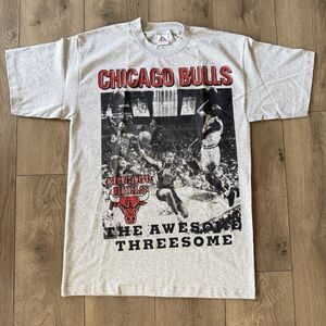 VTG 1996 WORLD CHAMPIONS CHICAGO BULLS Graphic T-SHIRT MICHAEL JORDAN Large